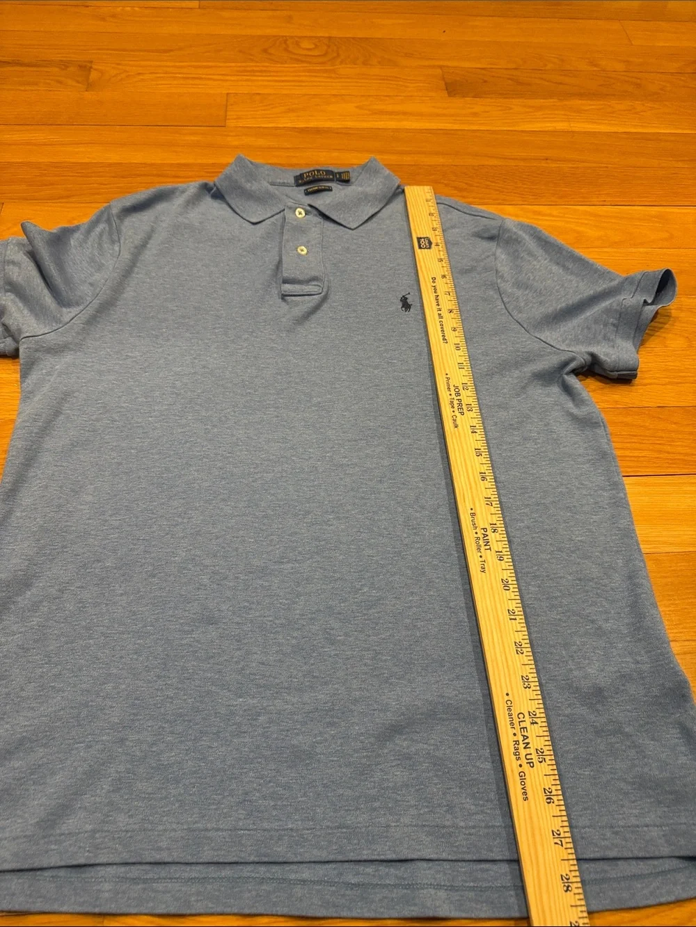 Polo Ralph Lauren custom slim fit short sleeve polo size large.